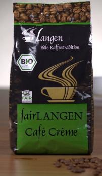 Langen Kaffee fairLANGEN Caf&eacute; Cr&egrave;me BIO fair gehandelt