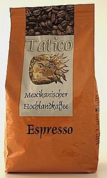 Langen Kaffee TATICO Mexiko Espresso-R&ouml;stung TransFair+BIO