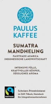 Schr&ouml;ers Privatr&ouml;sterei Paulus-Kaffee - SUMATRA Mandheling