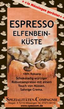 SpezCom Espresso Elfenbeink&uuml;ste