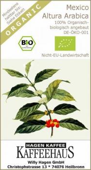 Hagenkaffee Mexiko-Kaffee Organico